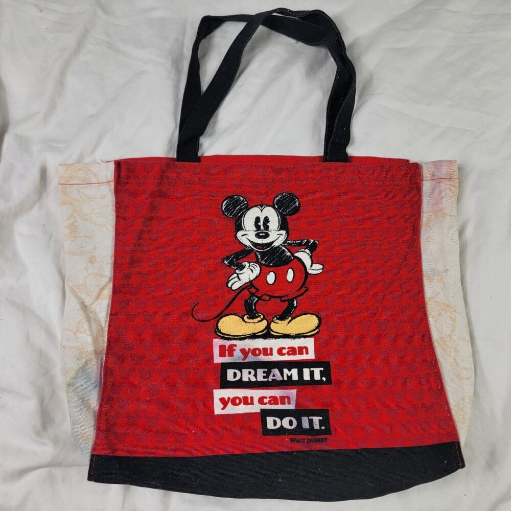 Disney x Hallmark Mickey Mouse Tote Bag If You Can Dream It You Can Do It Bag